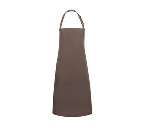 KARLOWSKY KYBLS5 - BIB APRON BASIC WITH BUCKLE AND POCKET Light Brown