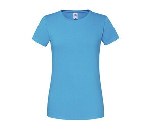 FRUIT OF THE LOOM SC200L - Ladies' T-shirt Azure Blue