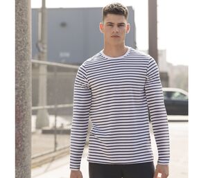 SF Men SF204 - Unisex Long Sleeved Striped T